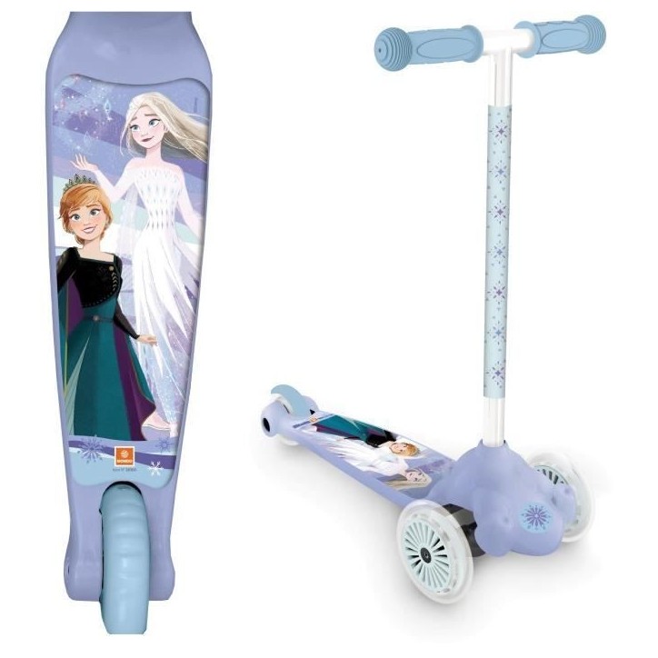 MONDO - Trottinette / Patinette 3 roues inversées - Disney - La Reine des Neiges