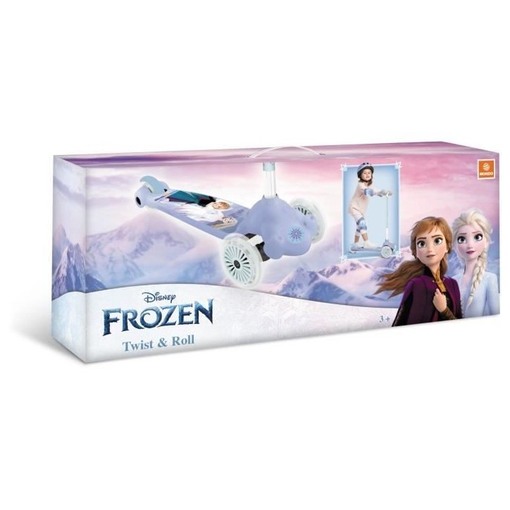 MONDO - Trottinette / Patinette 3 roues inversées - Disney - La Reine des Neiges