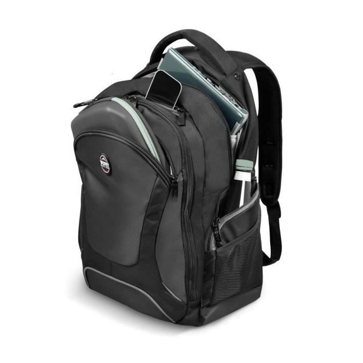 Sac a dos PC - PORT DESIGNS - Pour ordinateur portable COURCHEVEL - 20 litres - 15.6/16 pouces - Noir
