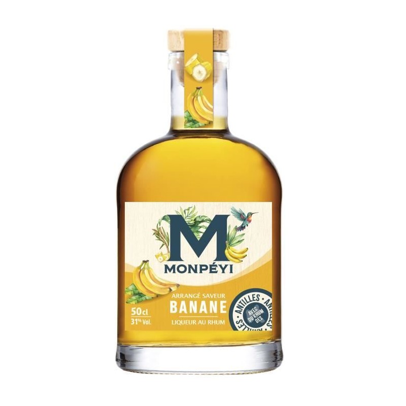 Monpéyi - Rhum arrangé - Banane - 31,0% Vol. - 50 cl
