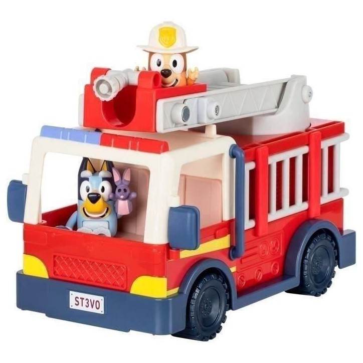 Bluey Le camion de Pompier de Bluey - Univers miniature - MOOSE TOYS - Des 3 ans