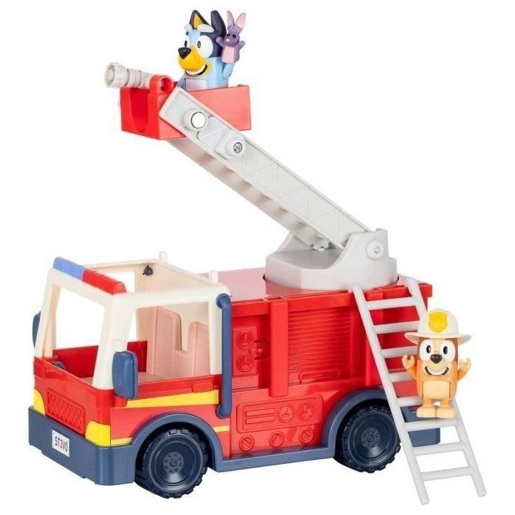 Bluey Le camion de Pompier de Bluey - Univers miniature - MOOSE TOYS - Des 3 ans