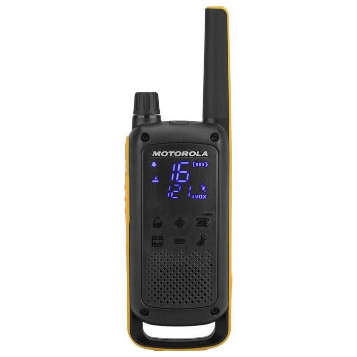 Motorola Talkabout T82 Extreme Quad Pack portable radio 2 bandes PMR 446 MHz 16 canaux noir, jaune (pack de 4)