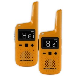 Talkies-walkies MOTOROLA TALKABOUT T72 - Jaune - Portée 8 km - PMR446