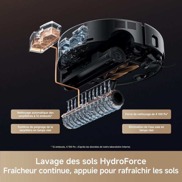 Mova Z60 Ultra Roller Complete - Aspirateur Laveur avec Technologie de Nettoyage HydroForce, DuoSolution, StepMaster 2.0, LiftPr Mova Z60 Ultra Roller Complete - Aspirateur Laveur avec Technologie de Nettoyage HydroForce, DuoSolution, StepMaster 2.0, LiftPr