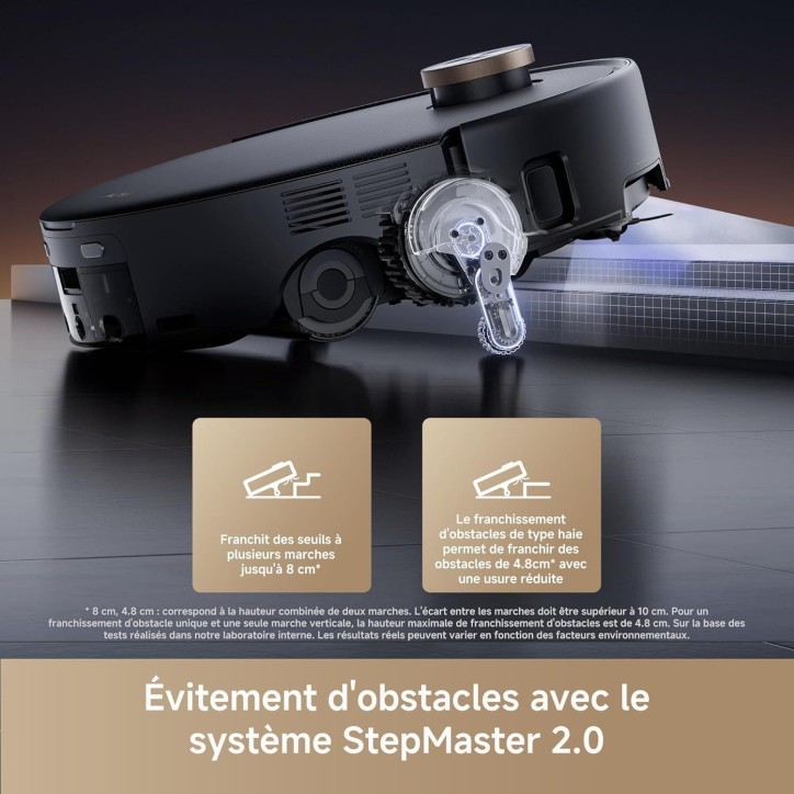 Mova Z60 Ultra Roller Complete - Aspirateur Laveur avec Technologie de Nettoyage HydroForce, DuoSolution, StepMaster 2.0, LiftPr Mova Z60 Ultra Roller Complete - Aspirateur Laveur avec Technologie de Nettoyage HydroForce, DuoSolution, StepMaster 2.0, LiftPr