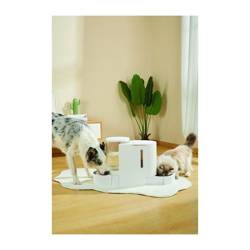 Distributeur Croquettes & Eau - M PETS - DUPLO - 1.3 kg / 3 L - 40 x 1 Distributeur Croquettes & Eau - M PETS - DUPLO - 1.3 kg / 3 L - 40 x 1