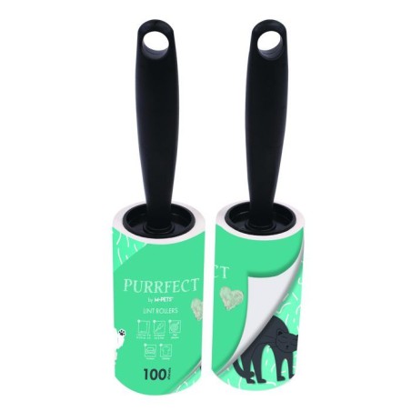 Rouleaux anti-peluches - M PETS - PURRFECT - 60 feuilles - 23,7 x 5,75 cm - Vert