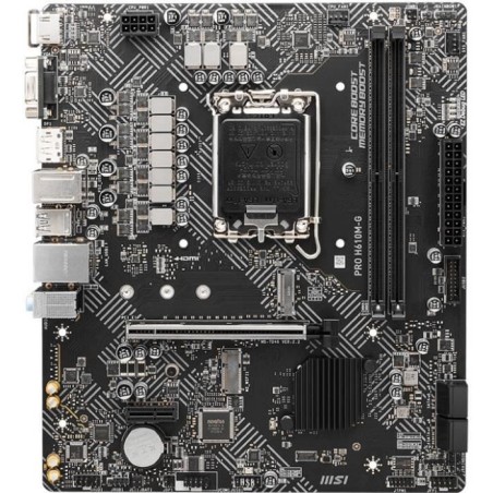 Carte mere - MSI - PRO H610M-G Intel H610 LGA 1700 micro ATX