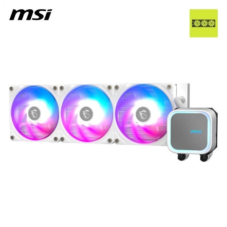 MSI - MAG CORELIQUID A13 360 - Kits de watercooling - 120 x 120 x 25 mm - Blanc