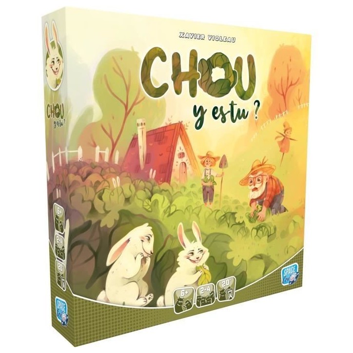 Chou y es tu - Asmodee - Jeu simple d'observation et de strategie - Des 6 ans