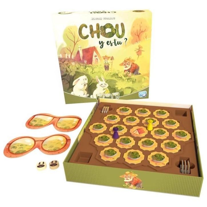 Chou y es tu - Asmodee - Jeu simple d'observation et de strategie - Des 6 ans