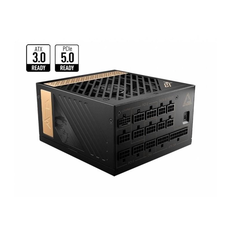 Alimentation PC - MSI - 306-7ZP4A11-CE0 - MEG Ai1300P PCIE5 - ATX 3.0 Alimentation PC - MSI - 306-7ZP4A11-CE0 - MEG Ai1300P PCIE5 - ATX 3.0