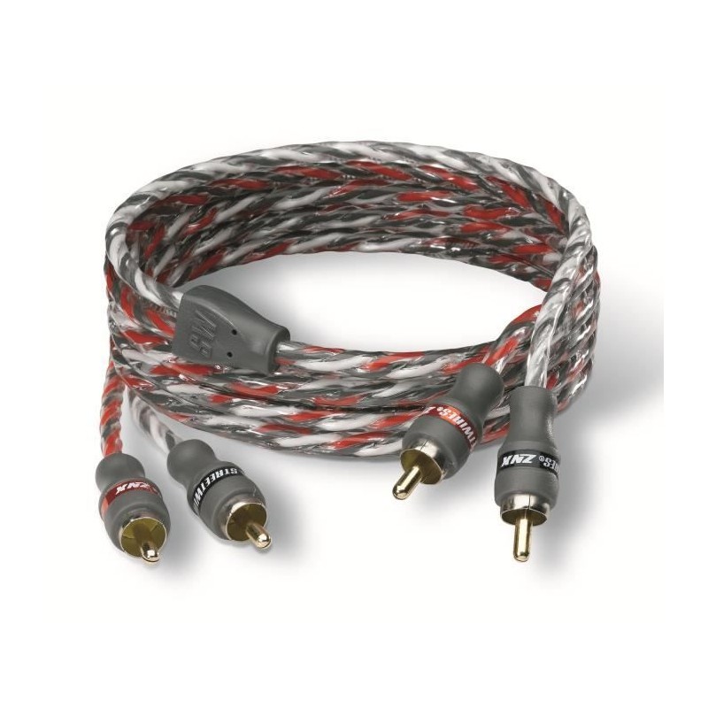 Câble RCA 1 metre - MTX AUDIO - ZNX1.2 - ZeroNoise Stéréo 100% - Cu