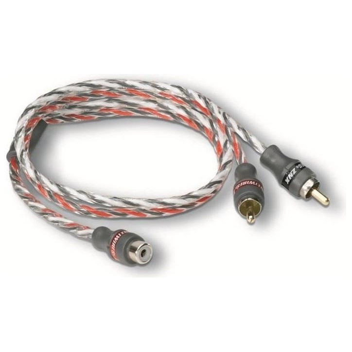 MTX ZNXY1F Câble RCA ZeroNoise répartiteur Y 1 Femelle 2 Mâles longueur 50cm 100% cuivre 3 blindages MTX ZNXY1F Câble RCA ZeroNoise répartiteur Y 1 Femelle 2 Mâles longueur 50cm 100% cuivre 3 blindages