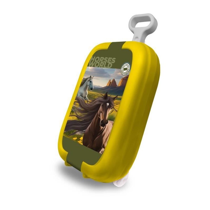 Trolley - MULTIPRINT - 64895 - 7 tampons Les Chevaux, 5 crayons, 18 fe Trolley - MULTIPRINT - 64895 - 7 tampons Les Chevaux, 5 crayons, 18 fe