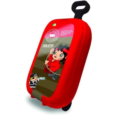 Trolley - MULTIPRINT - 64927 - 7 tampons Les Pirates, 5 crayons, 18 fe