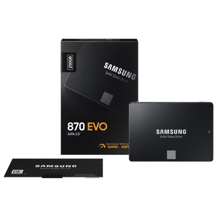 SAMSUNG SSD Interne 870 EVO 2 To MZ-77E2T0B/EU