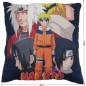 Coussin double face - Carré - NARUTO - Naruto et ses amis - Microfibre - 40 x 40 cm