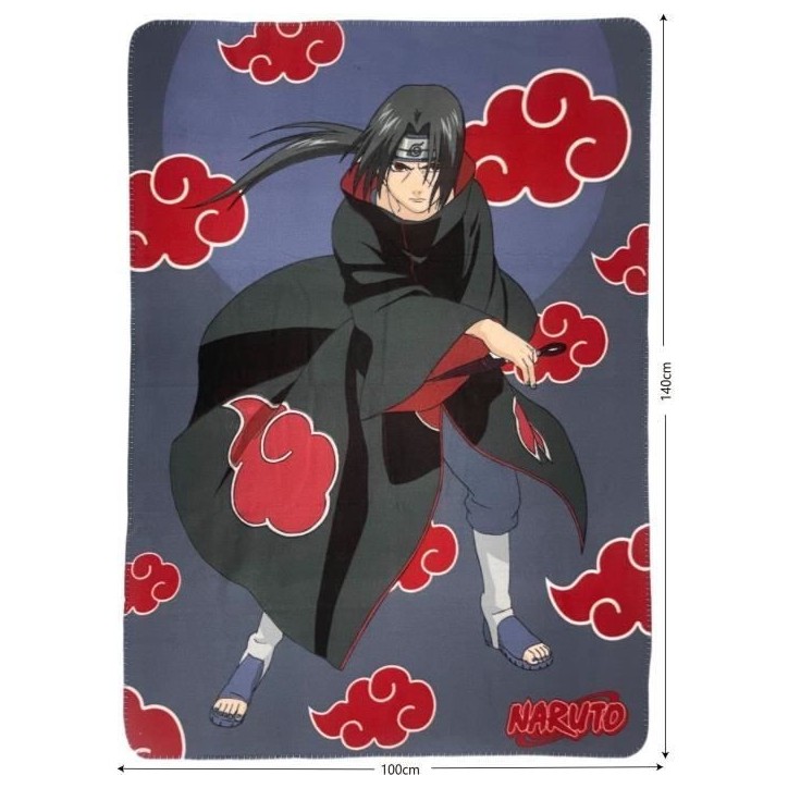 Plaid - NARUTO - Itachi Uchiha - 100 x 140 cm