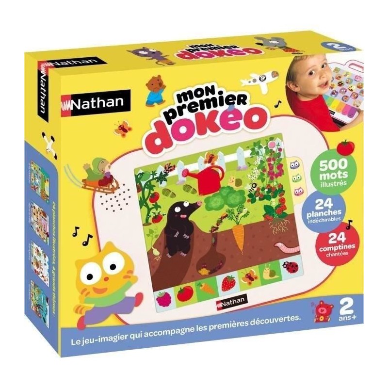 MON PREMIER DOKEO 2024 - Jeu-imagier - NATHAN - Découvertes parlantes MON PREMIER DOKEO 2024 - Jeu-imagier - NATHAN - Découvertes parlantes