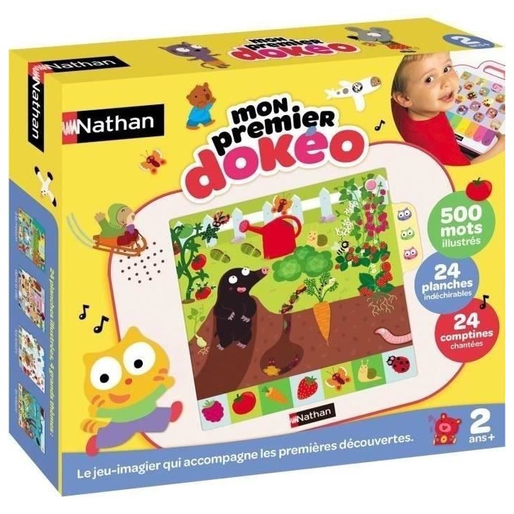 MON PREMIER DOKEO 2024 - Jeu-imagier - NATHAN - Découvertes parlantes et ludiques ! MON PREMIER DOKEO 2024 - Jeu-imagier - NATHAN - Découvertes parlantes et ludiques !