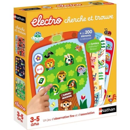 Electro cherche et trouve - Jeu éducatif - NATHAN - Des 3 ans
