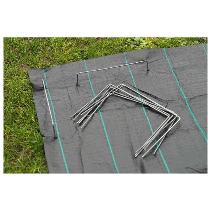 Nature Chevilles de fixation de bâche 20 pcs 25 x 20 cm Métal 409335 Nature Chevilles de fixation de bâche 20 pcs 25 x 20 cm Métal 409335