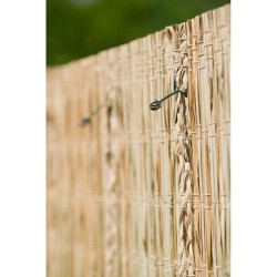 NATURE Lot de 200 Liens a boucle en acier galvanisé plastifié nature