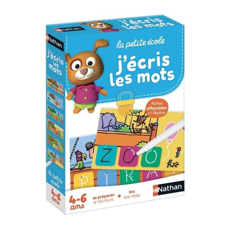 Jeu d'écriture NATHAN La Petite Ecole - J'écris les Mots - Apprentis Jeu d'écriture NATHAN La Petite Ecole - J'écris les Mots - Apprentis