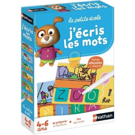Jeu d'écriture NATHAN La Petite Ecole - J'écris les Mots - Apprentis