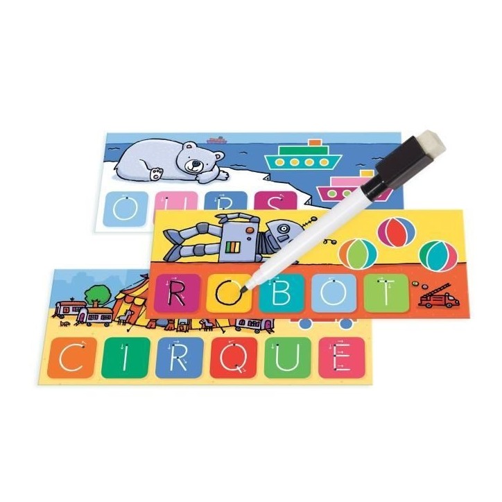 Jeu d'écriture NATHAN La Petite Ecole - J'écris les Mots - Apprentissage progressif - Des 4 ans