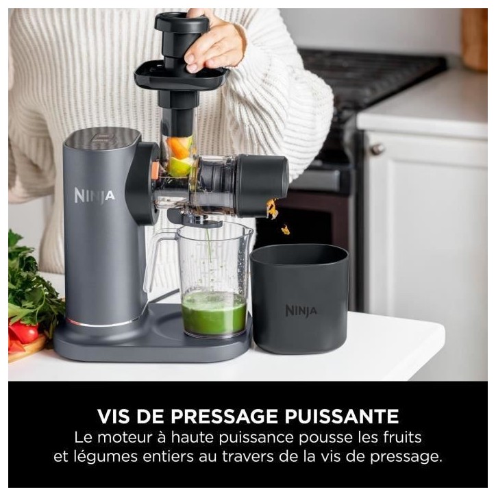 Extracteur de jus - Ninja - JC151EU - 150W - 0,887L - Gris-noir