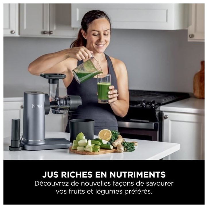 Extracteur de jus - Ninja - JC151EU - 150W - 0,887L - Gris-noir