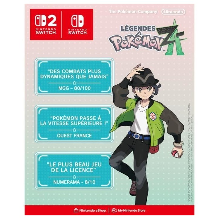 Légendes Pokémon: Z-A - Nintendo Switch 2 Edition • Jeu Nintendo Switch 2