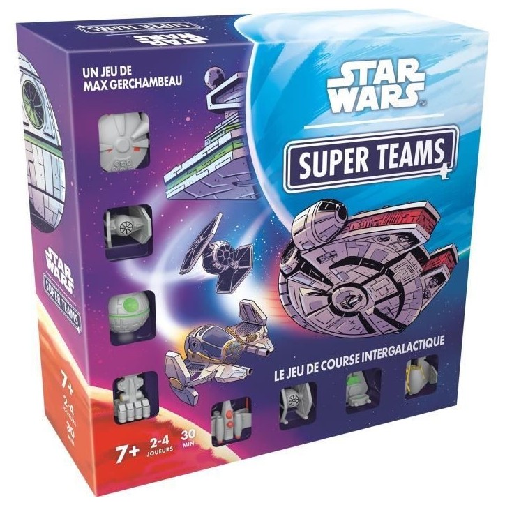 Star Wars Super Teams, jeu de société, des 7 ans, 2 a 4 joueurs, Durée moins de 30 min, Français Star Wars Super Teams, jeu de société, des 7 ans, 2 a 4 joueurs, Durée moins de 30 min, Français