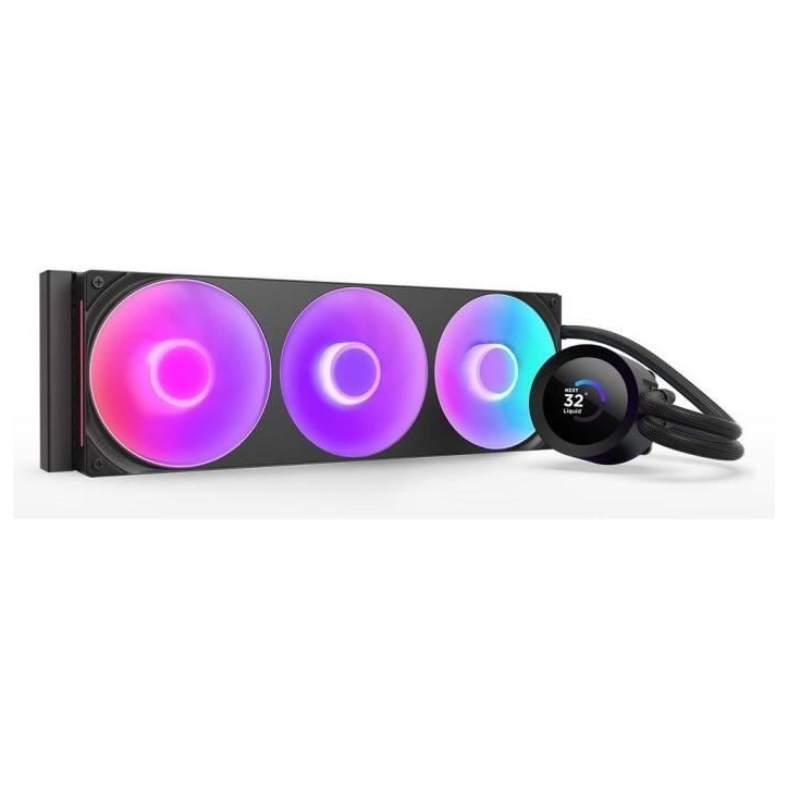 Watercooling - NZXT - RL-KR360-B2 - Kraken Plus 360 RGB - Écran carré 1.54 personnalisable et ventilateurs RGB - Noir Watercooling - NZXT - RL-KR360-B2 - Kraken Plus 360 RGB - Écran carré 1.54 personnalisable et ventilateurs RGB - Noir