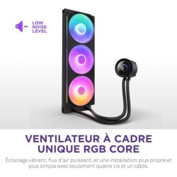 Watercooling - NZXT - RL-KR360-B2 - Kraken Plus 360 RGB - Écran carr