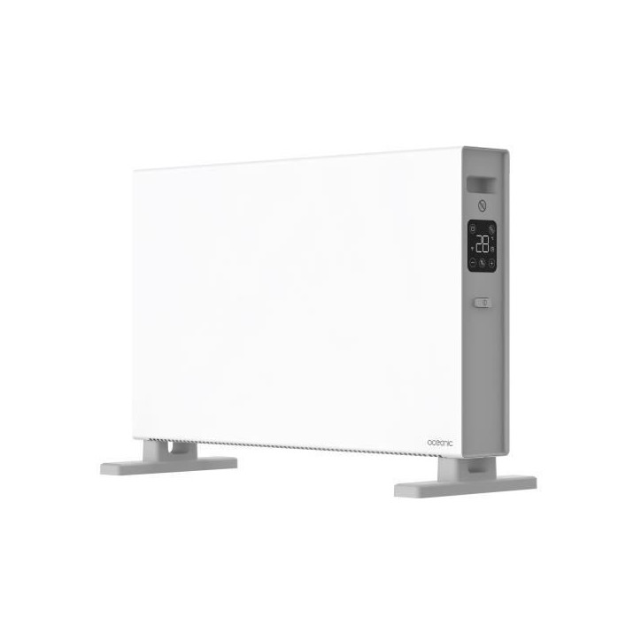 Radiateur convecteur électrique mobile - OCEANIC - 2000 W - 2 puissances - Blanc mat Radiateur convecteur électrique mobile - OCEANIC - 2000 W - 2 puissances - Blanc mat