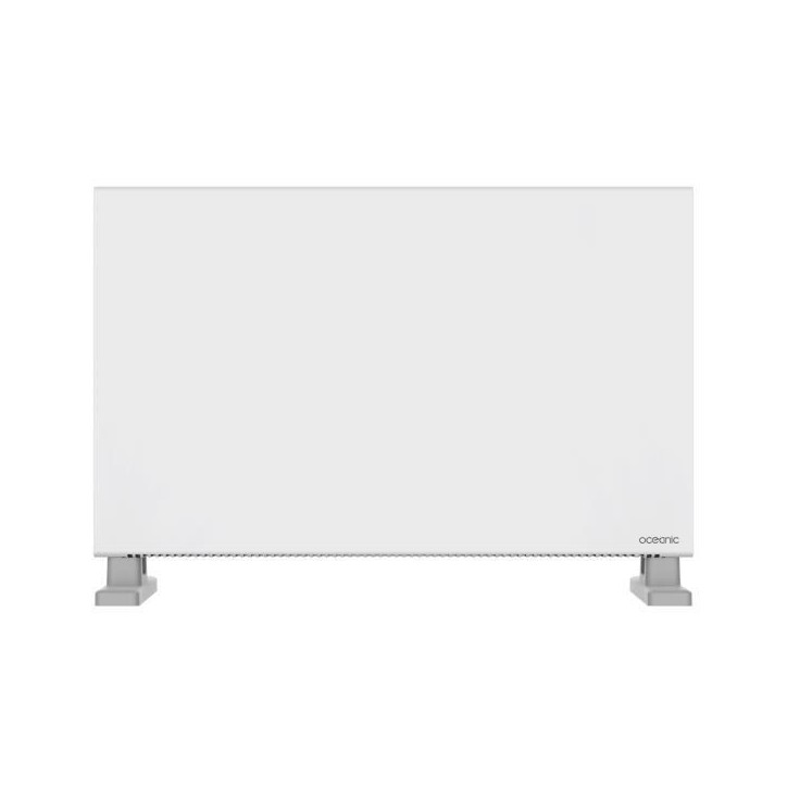 Radiateur convecteur électrique mobile - OCEANIC - 2000 W - 2 puissances - Blanc mat Radiateur convecteur électrique mobile - OCEANIC - 2000 W - 2 puissances - Blanc mat