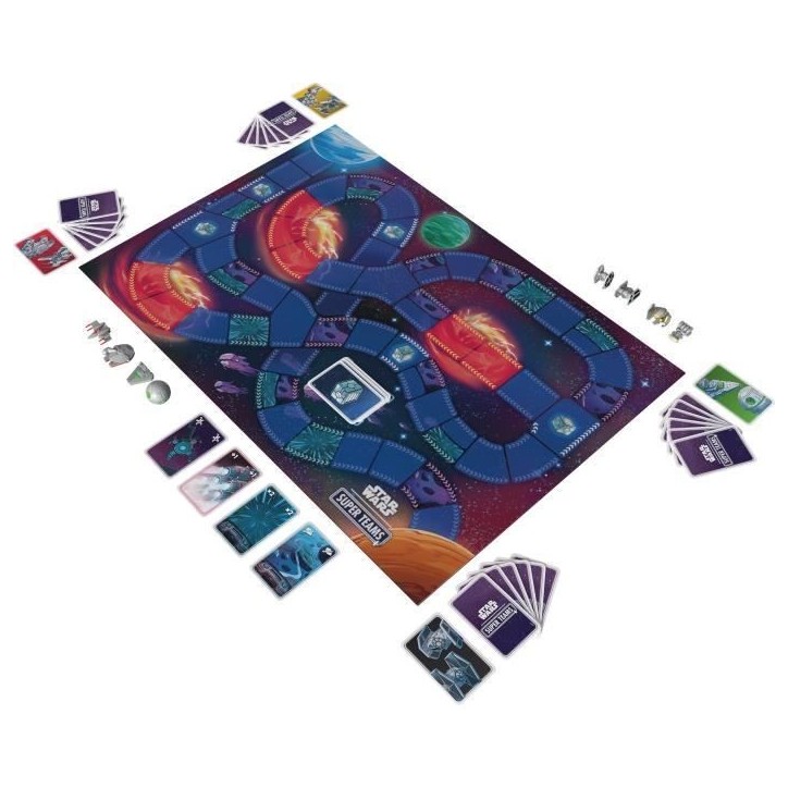 Star Wars Super Teams, jeu de société, des 7 ans, 2 a 4 joueurs, Durée moins de 30 min, Français Star Wars Super Teams, jeu de société, des 7 ans, 2 a 4 joueurs, Durée moins de 30 min, Français