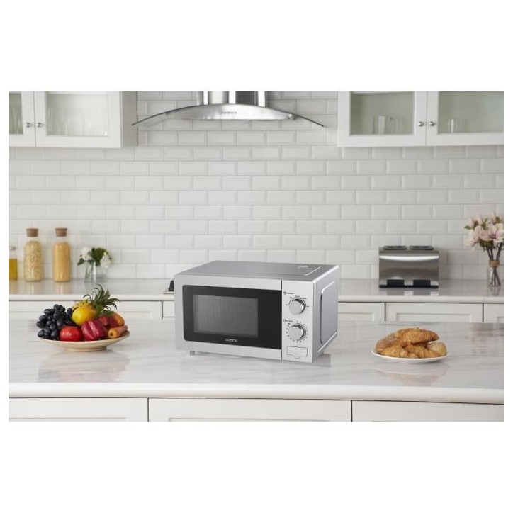 Micro-ondes monfonction OCEANIC MO20S Silver L45x H24 x P32,1 cm 20L Micro-ondes monfonction OCEANIC MO20S Silver L45x H24 x P32,1 cm 20L