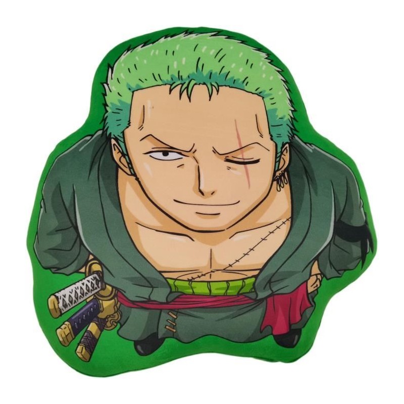 Coussin 3D - ONE PIECE - Roronoa Zoro - Microfibre - 40 cm Coussin 3D - ONE PIECE - Roronoa Zoro - Microfibre - 40 cm