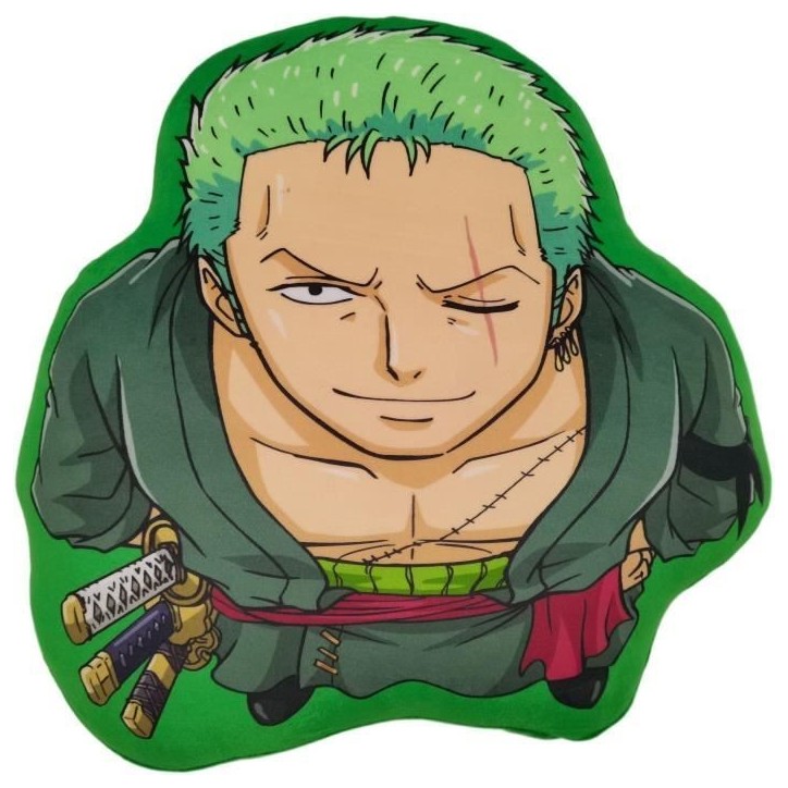 Coussin 3D - ONE PIECE - Roronoa Zoro - Microfibre - 40 cm Coussin 3D - ONE PIECE - Roronoa Zoro - Microfibre - 40 cm