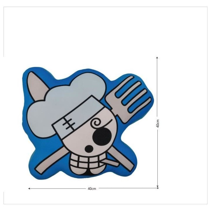 Coussin 3D - ONE PIECE - Skull Sanji - Microfibre - 40 cm Coussin 3D - ONE PIECE - Skull Sanji - Microfibre - 40 cm