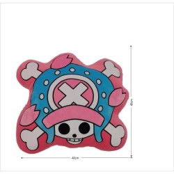 Coussin 3D - ONE PIECE - Logo Tony Chopper - Microfibre - 40 cm