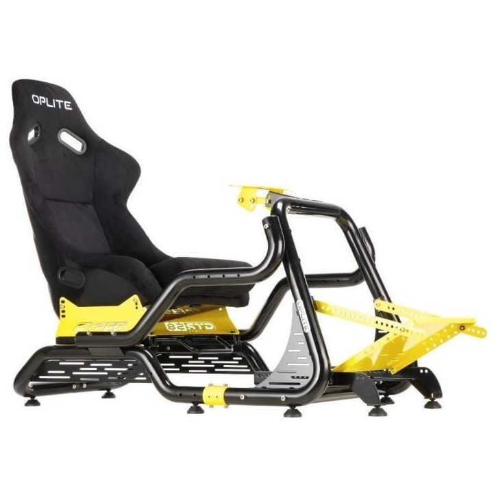 Cockpit de simulation racing - OPLITE - GTR S8 Elite Force - Jaune Cockpit de simulation racing - OPLITE - GTR S8 Elite Force - Jaune