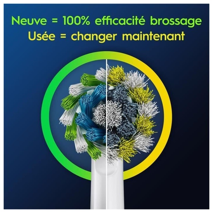 Brossettes - ORAL-B - Pro Cross Action - Pour brosse a dents - 4 unités Brossettes - ORAL-B - Pro Cross Action - Pour brosse a dents - 4 unités