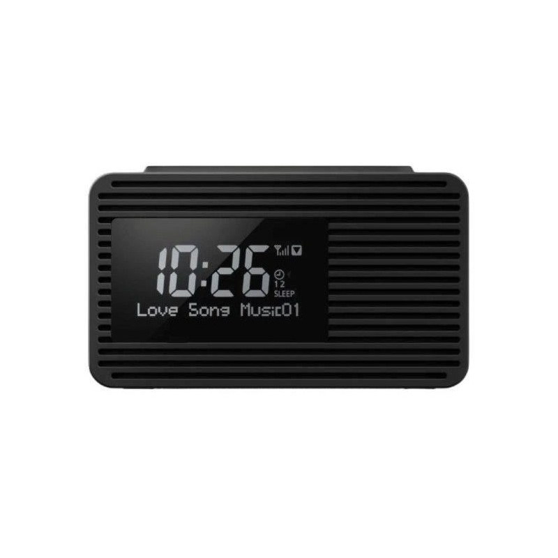 Radio réveil - PANASONIC - RC-D8EG-K - DAB+ - Snooze - Noir