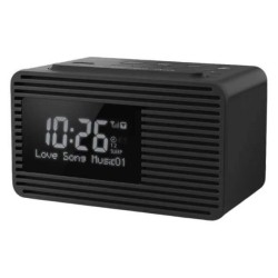 Radio réveil - PANASONIC - RC-D8EG-K - DAB+ - Snooze - Noir